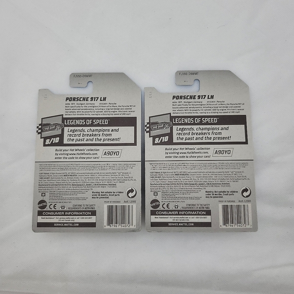 Hot Wheels 50th Anniversary Project Cars 2 Porsche 917 LH - Picture 2 of 2